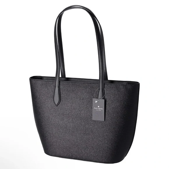 Black sparkle kate spade purse shop